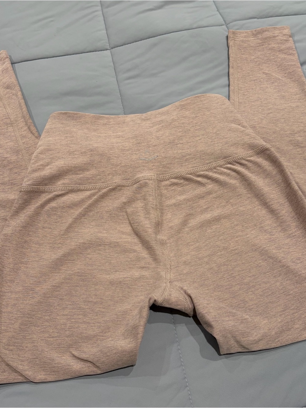 Beyond Yoga High-Waist Space Dye Leggings in Beige